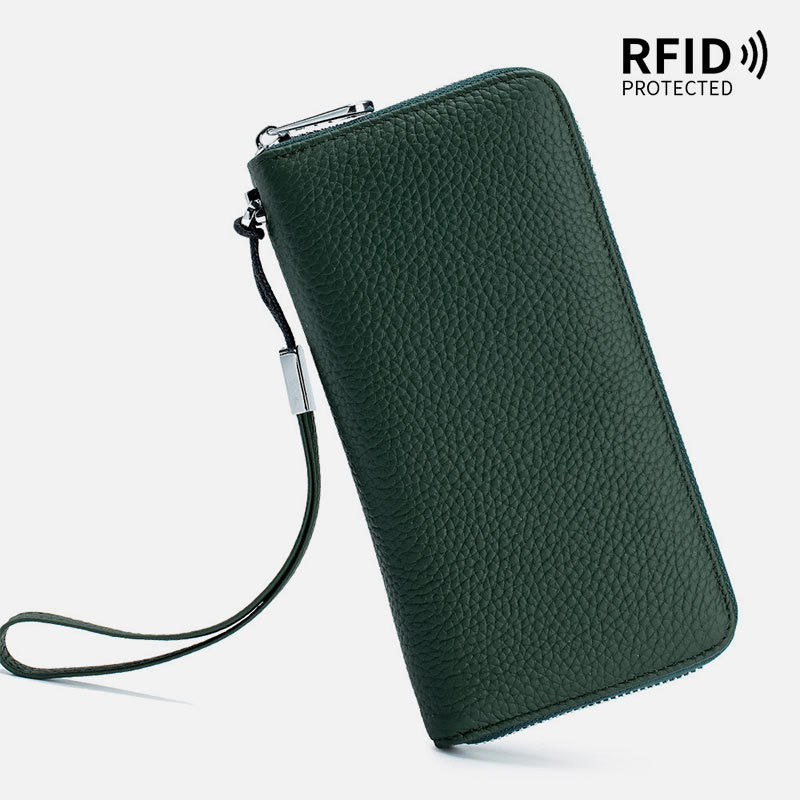 Classic Long Wallet RFID Roomy Leather Phone Purse For Women