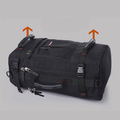 Large Capacity Travel Backpack Convertible Shoulder Bag With Password Lock