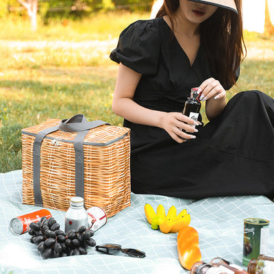 Cooler Bag For Travel Foldable Thicken Insulation Picnic Bag