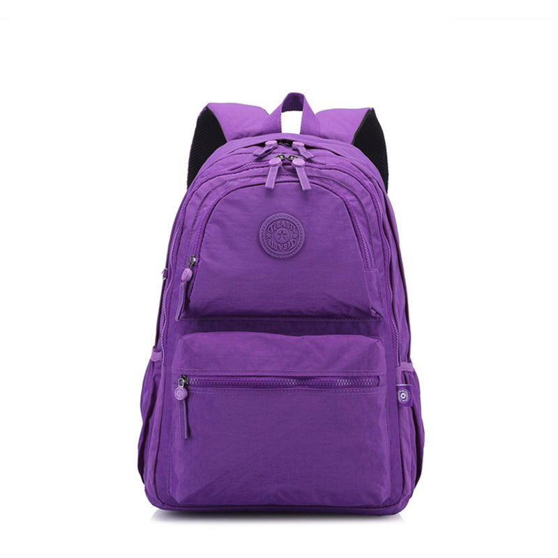 Multi-Pocket Backpack Casual Daypack Laptop Backpack Bookbag for Women Student