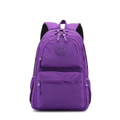 Multi-Pocket Backpack Casual Daypack Laptop Backpack Bookbag for Women Student