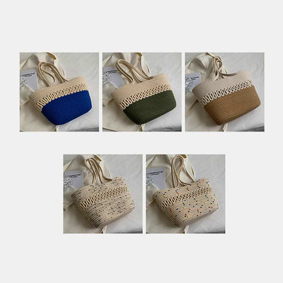 Tote Bag for Women Large Capacity Straw Beach Shoulder Bag