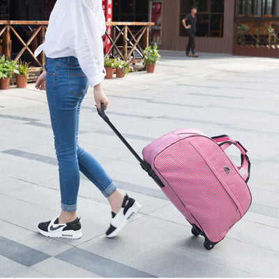 Multiple Style Pull Rod Travel Bag Waterproof Duffel Bag