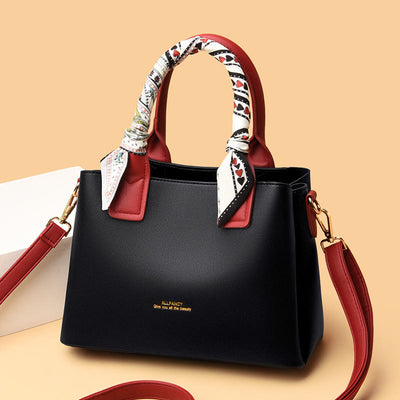 Elegant Handbag For Women Detachable Silk Handle Ladies Crossbody Bag