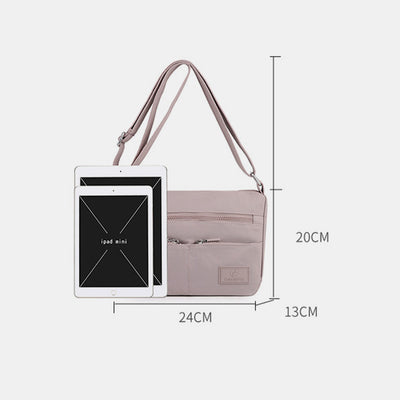 Multi-Pocket Lightweight Waterproof Casual Crossbody Bag