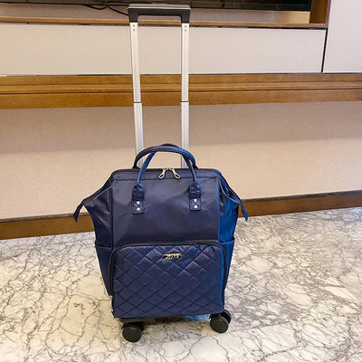 Detachable Travel Backpack Pull Rod Duffel Bag For Women Men