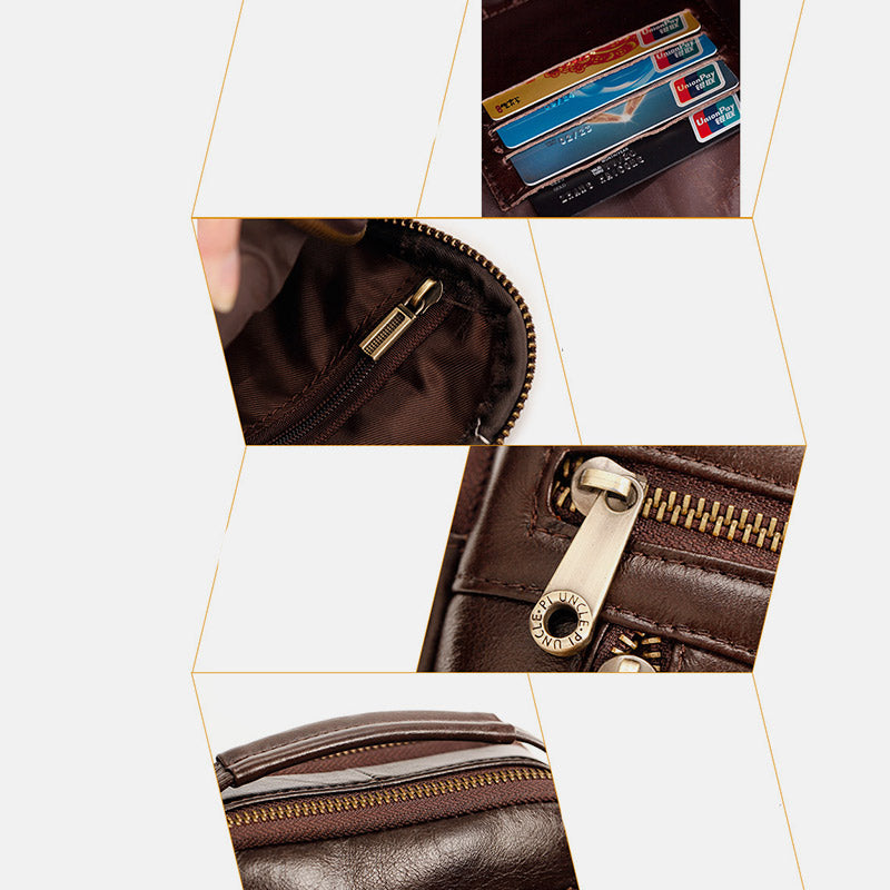 Multifunctional Leather Phone Bag Waist Bag Crossbody Bag