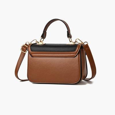 Top-Handle Bag For Women Vintage Square Daily Shopping Crossbody Bag