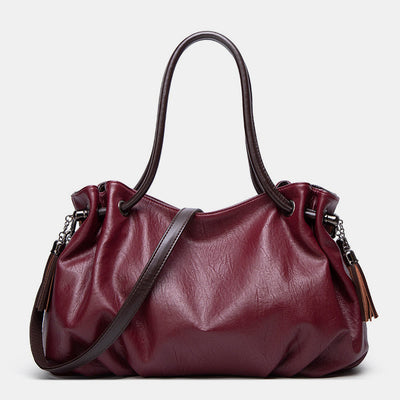Classic Shoulder Bag For Women Commuter Large Crossbody Leather Bag