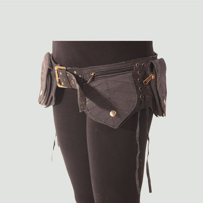 Waist Bag For Women Vintage Medieval Riveted Belt Satchel