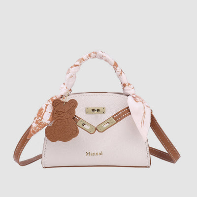 DIY Handbag For Women Retro With Silk Scarf Crossbody Bag