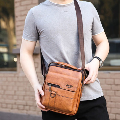 Men's Multi-pocket Business Messenger Bag