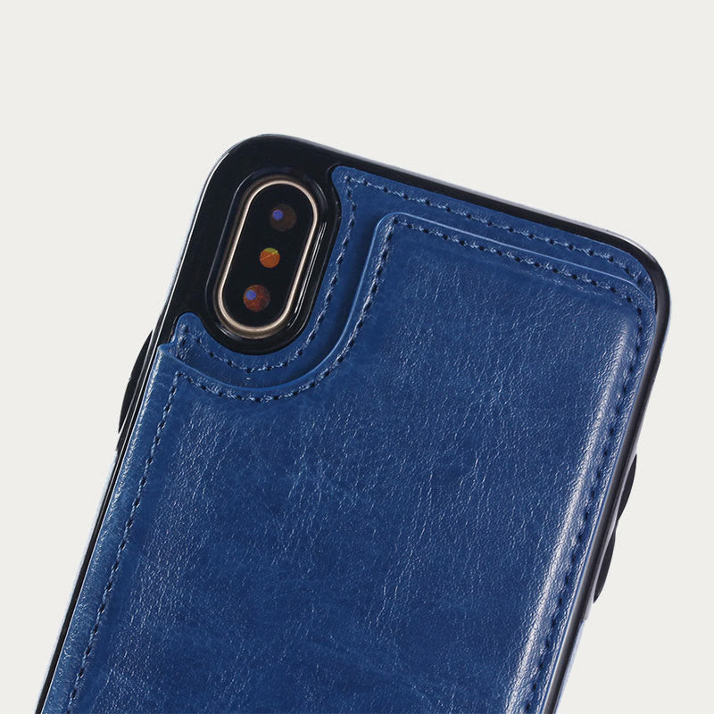 Phone Case For iPhone 13/14 Samsung S22/S20 Magnetic Wallet Case