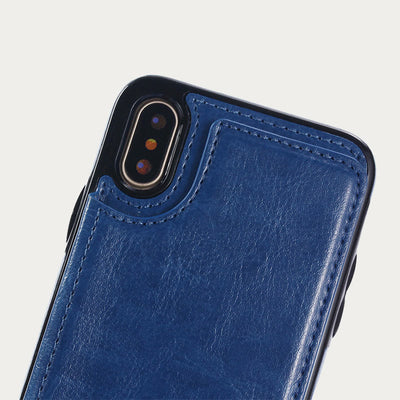 Phone Case For iPhone 13/14 Samsung S22/S20 Magnetic Wallet Case