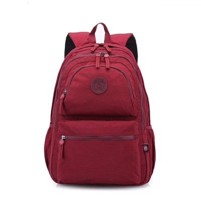 Multi-Pocket Backpack Casual Daypack Laptop Backpack Bookbag for Women Student