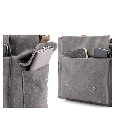 Large Capacity Women Canvas Tote Casual Crossbody Shoulder Handbags Messenger Bag