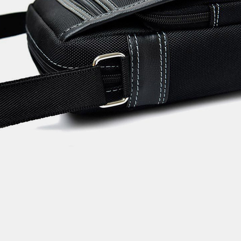 Casual Multi-Pocket Waterproof Messenger Bag