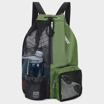 Swim Bag Drawstring Mesh Backpack for Swimming Gym Workout Gear