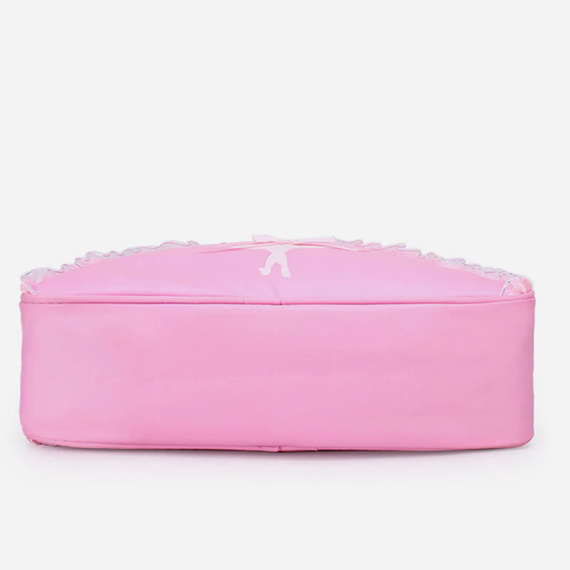 Girls Crossbody Bag Handbag Ballerina Pattern Nylon Dance Bag