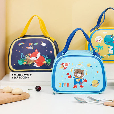 Lunch Bag For Daily Cartoon Animal Printing Cute Thermal Bag
