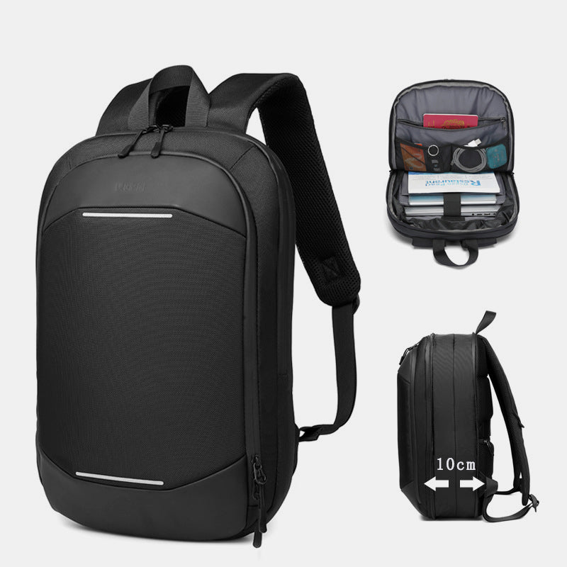 Lighiweight Expandable Laptop Backpack Anti Thefi Business Travel Notebook Bag