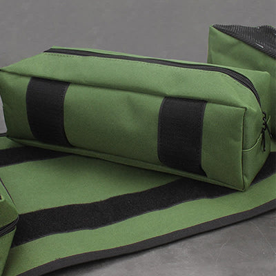 Tool Roll Bag Heavy Duty Tool Organizer with 4 Removable Pouch