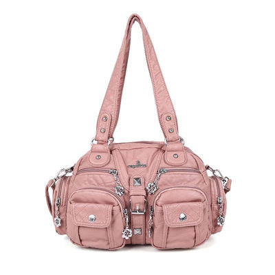Solid Color Fashion Dumplings Messenger Bag