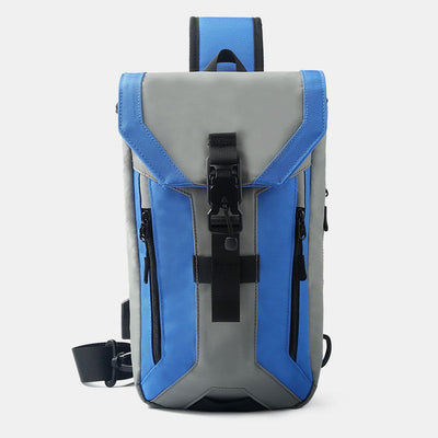 Water-Resistant Sling Bag With USB Charging Port