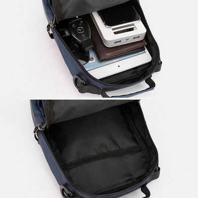 Practical Crossbody Sling Bag For Men Waterproof Travel Satchel Purse