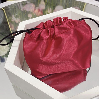 Petal Flower Handbag For Party Solid Color Evening Bag