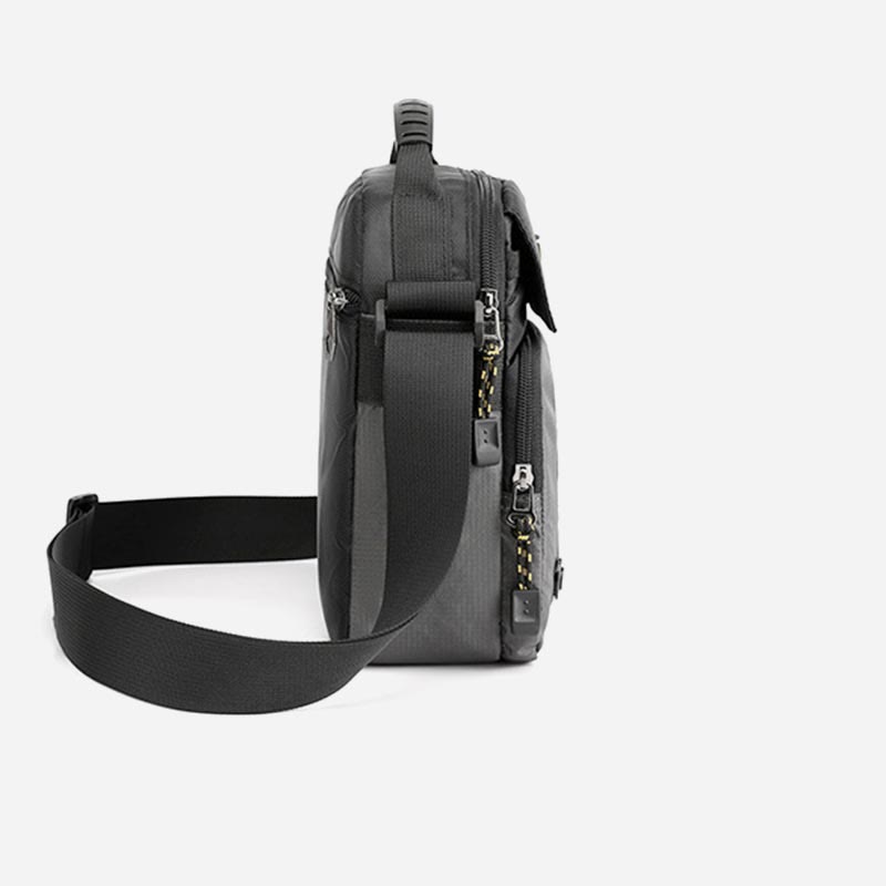 Crossbody Bag For Men Casual Daily Commute Waterproof Nylon Bag