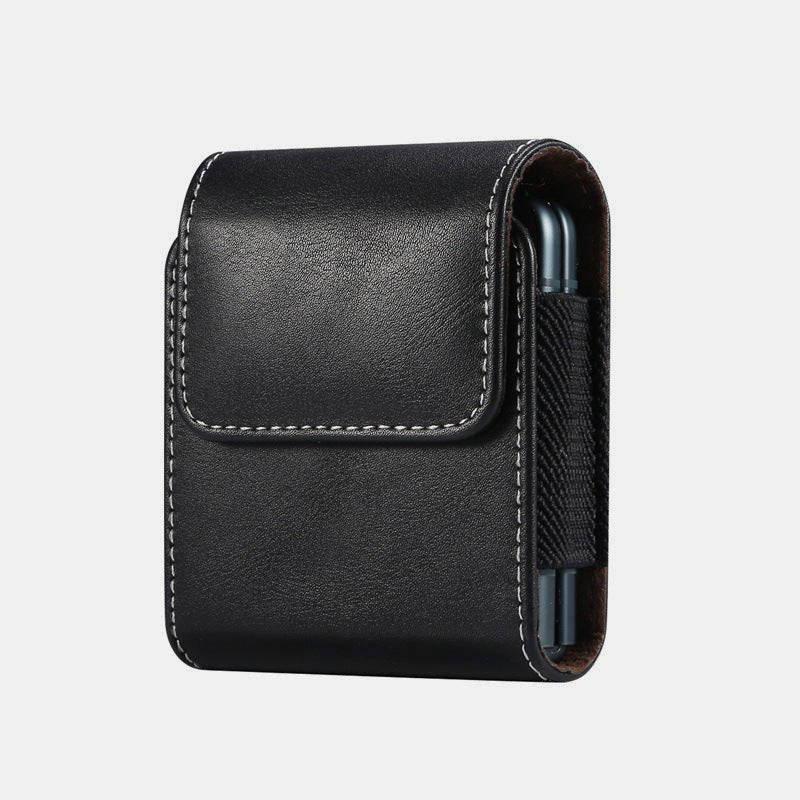Mini PU Waist Bag EDC Pouch for Samsung Z Flip 3 Moto Razr