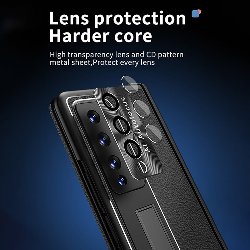 Phone Case For Z Fold 4 Magnetic Hinge Folding Protective Case