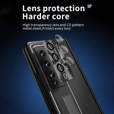 Phone Case For Z Fold 4 Magnetic Hinge Folding Protective Case