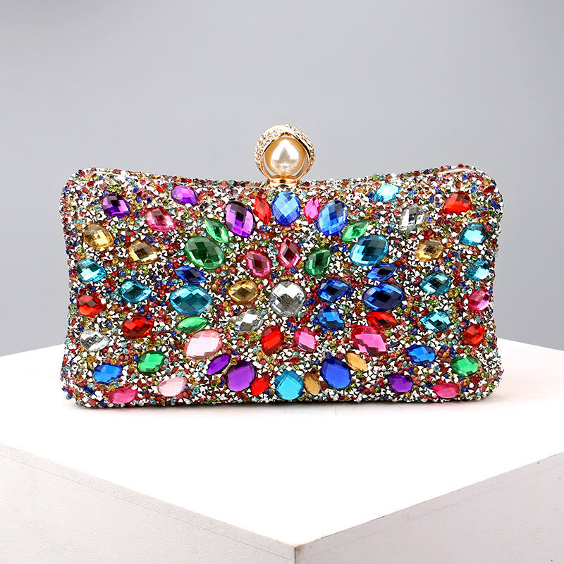 Diamond Encrusted Dinner Bag For Party Fashion Banquet Evening Bag