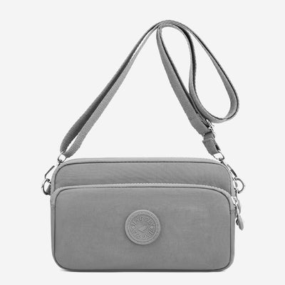 Functional Multi Pocket Crossbody Bag Women Lightweight Shoulder Bag Purse