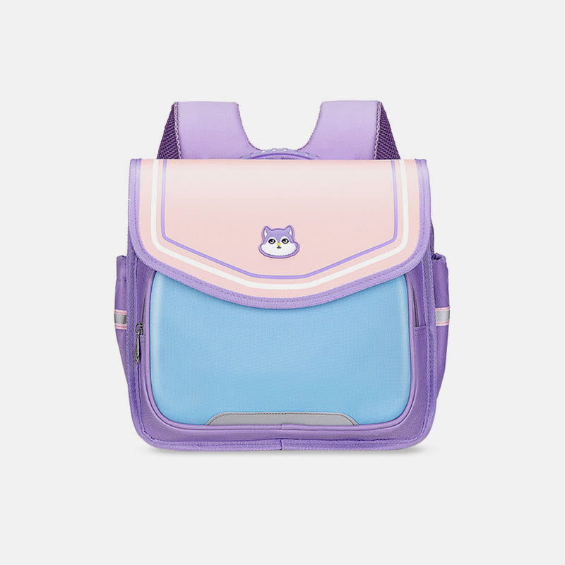 Backpack For Children Easy Carry Horizontal Clamshell Kindergarten School Bag