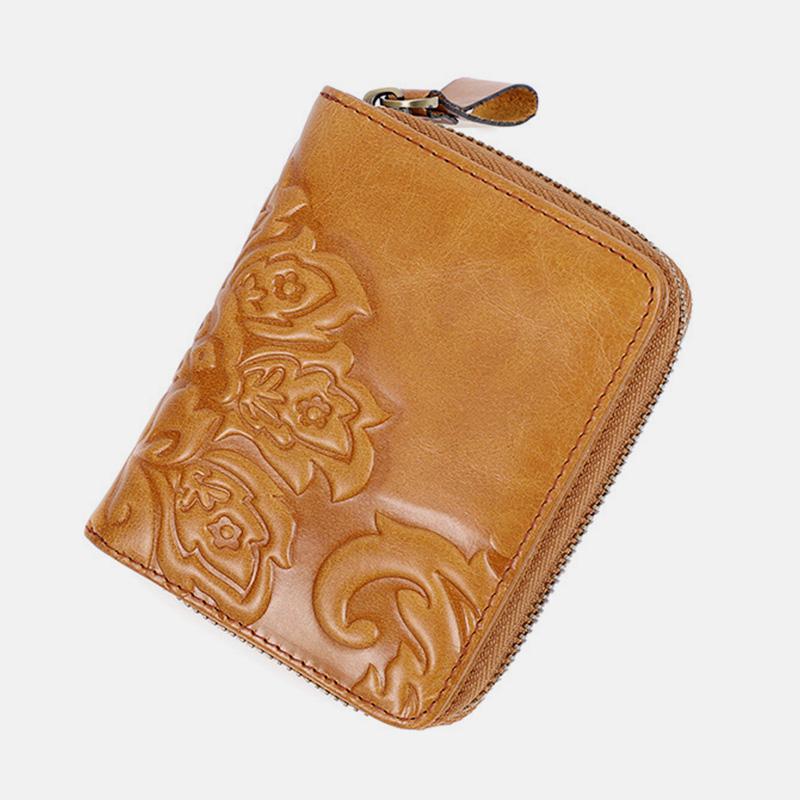 Multifunctional Retro Genuine Leather Coin Purse