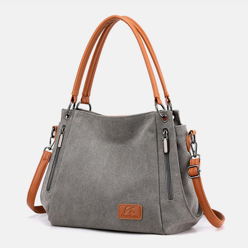 Large Capacity Casual Canvas Crossbody Bag