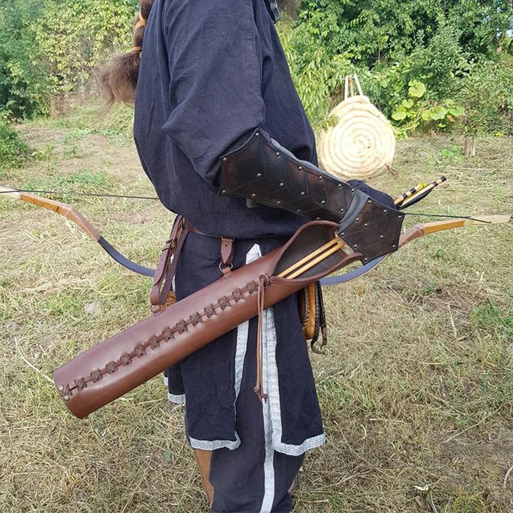 Brace Arrow Sleeve For Outdoor Adjustable Cross Strap Holster