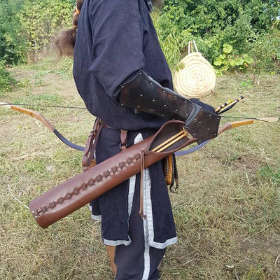 Brace Arrow Sleeve For Outdoor Adjustable Cross Strap Holster