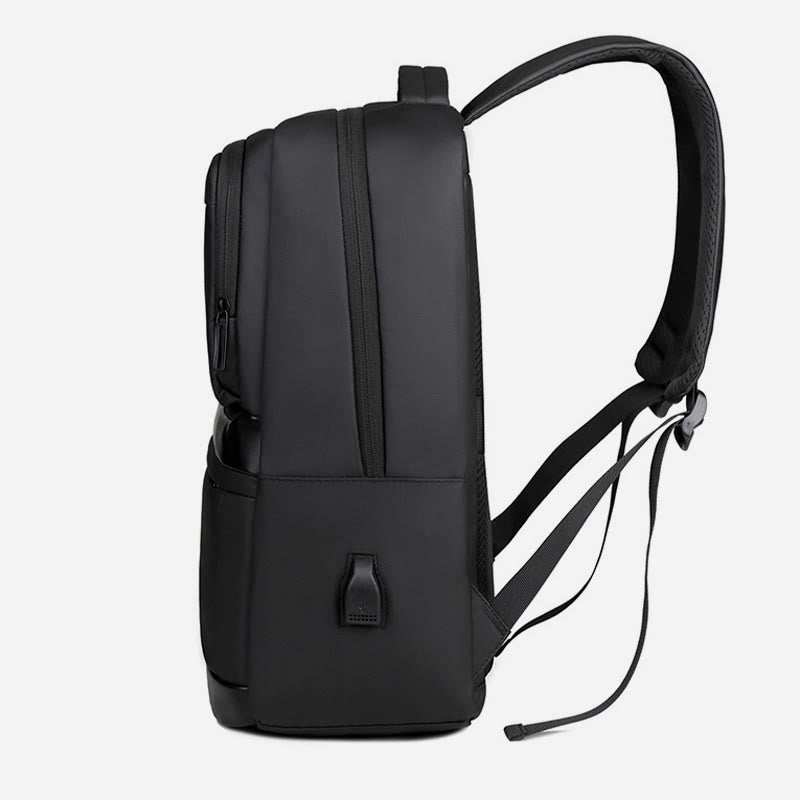 Gentle Backpack For Men USB Charging Business Large Laptop Bag