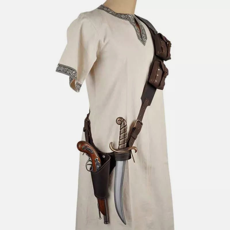 Medieval Vintage Women Men Sword Holster For Cosplay Performance Props