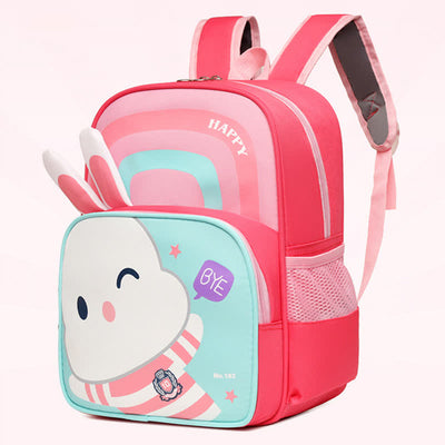 Waterproof Cute Bunny Backpack for Boys Girls with Padded Straps