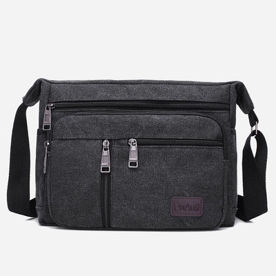 Crossbody Bag For Men Vintage Outdoor Canvas Business Shoulder Bag