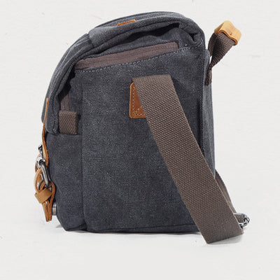 Unisex Waterproof Waxed Canvas DSLR/SLR Bag Case Compact Camera Bag