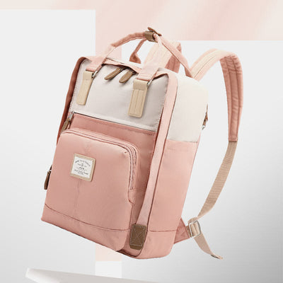 Backpack For Teenage Students Simple Lightweight Multi Pockets Computer Daypack