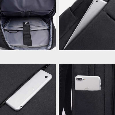 Multifunctional Large Capacity Durable Breathable Travel Laptop Backpack With USB Charging Port
