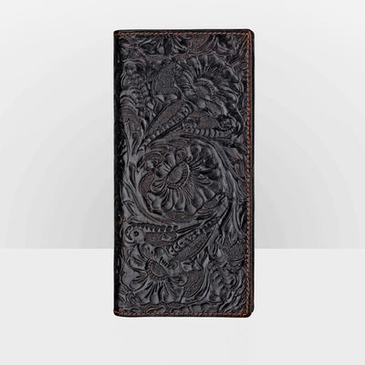 Real Leather Crocodile Engraved Wallet Retro Bifold Wallet