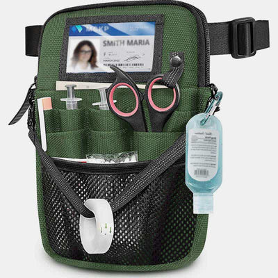Nursing Waist Bag with Medical Gear Pockets Tape Holder Nurse Waist Pouch